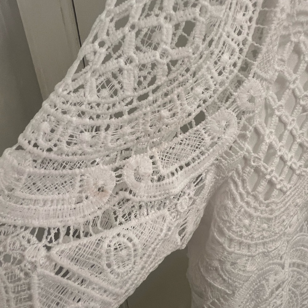 New W/O tags White Lace Dress - Picture 5 of 8